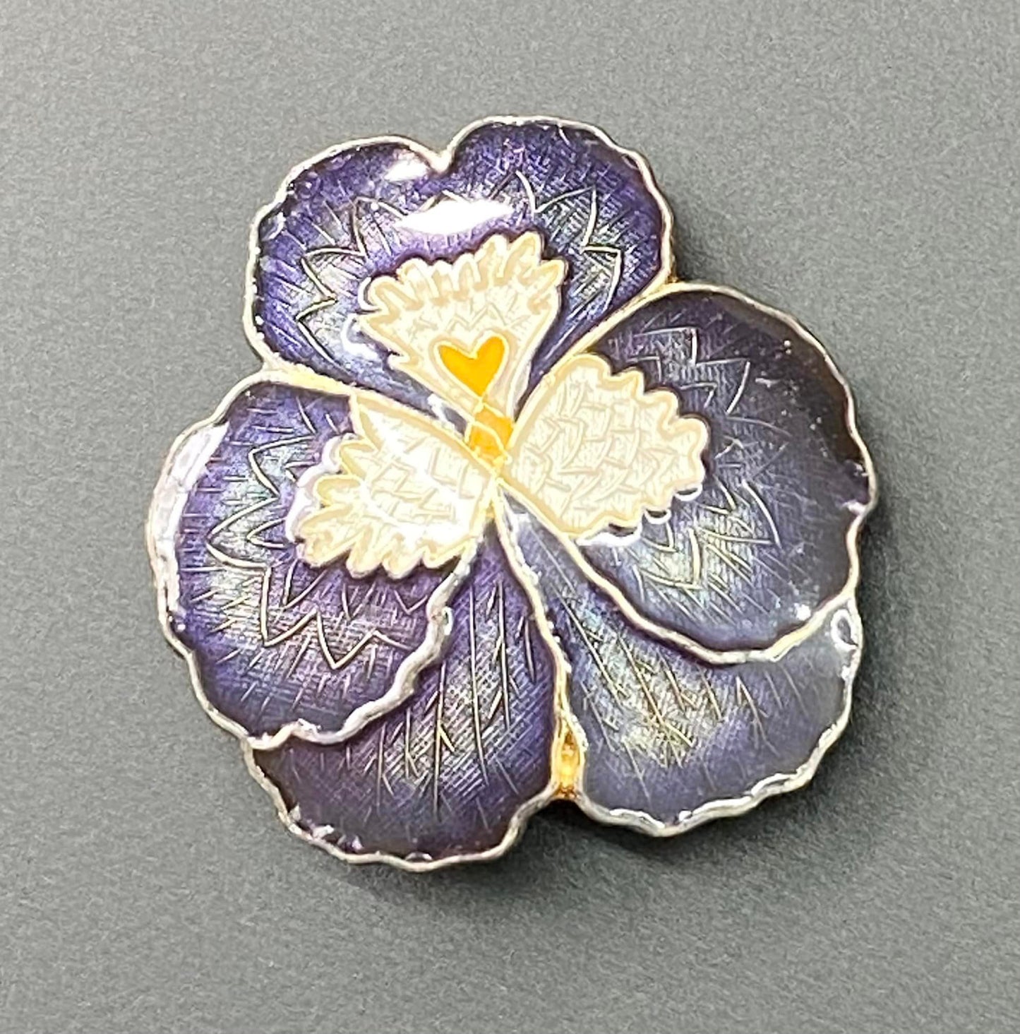 Sterling Silver Flower Brooch