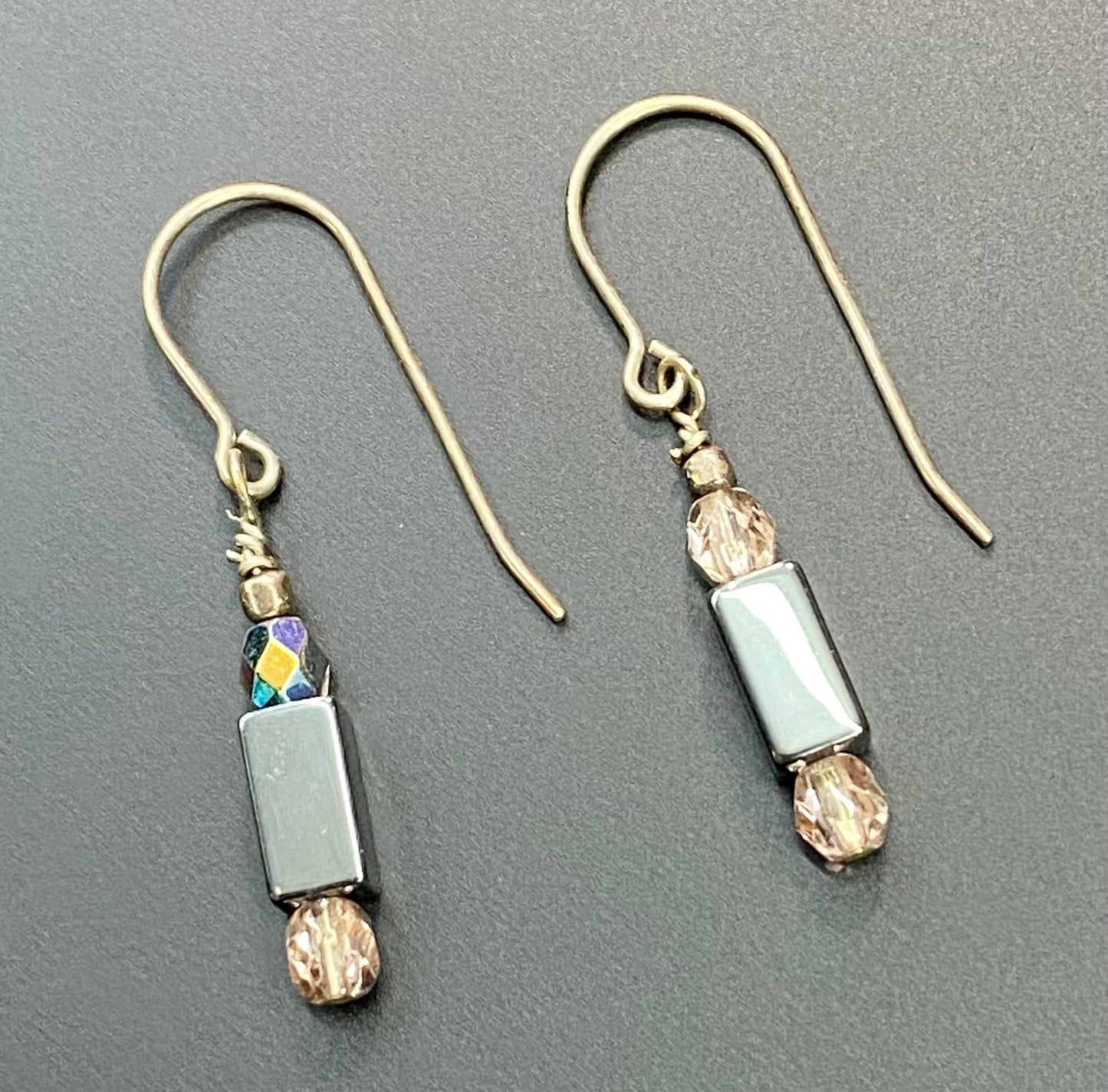 Sterling Silver Hematite Earrings