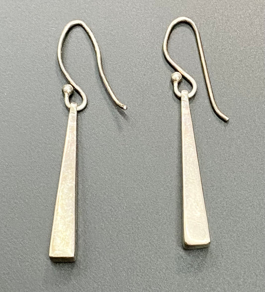 Sterling Silver Bar Earrings