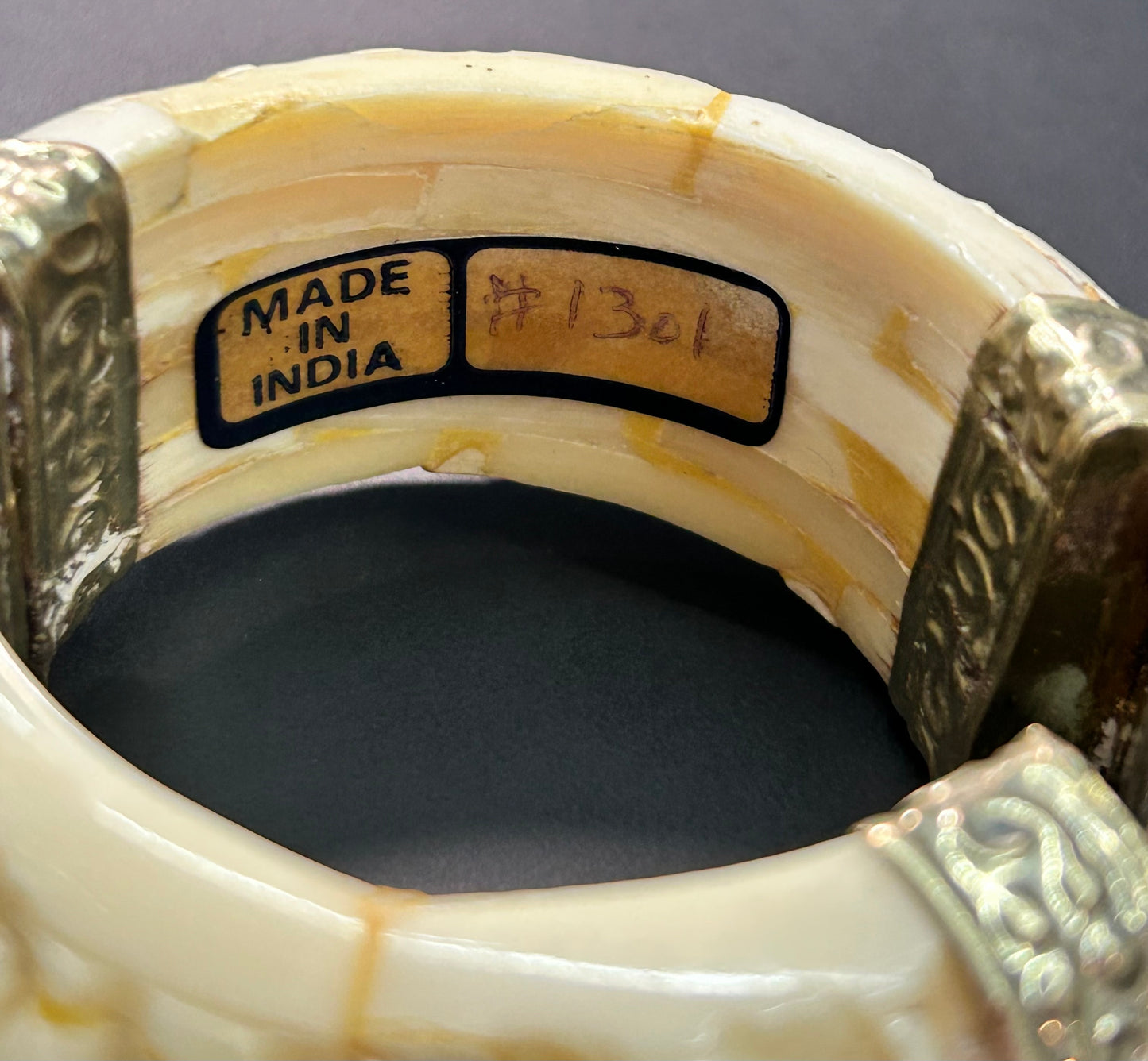 Chunky Bone Elephant Bracelet