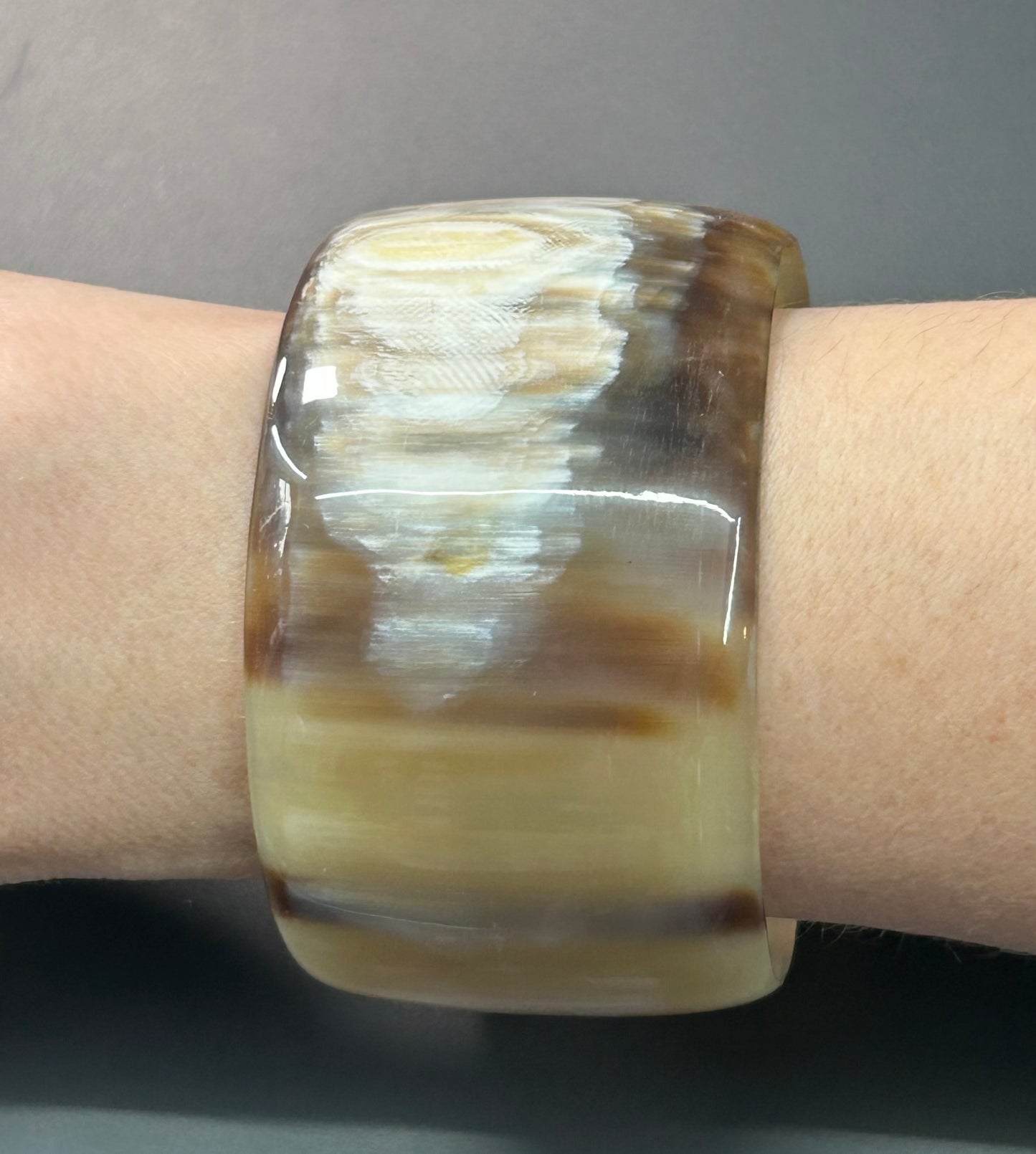 Horn Bangle Bracelet