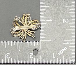 Sterling Silver Filigree Brooch