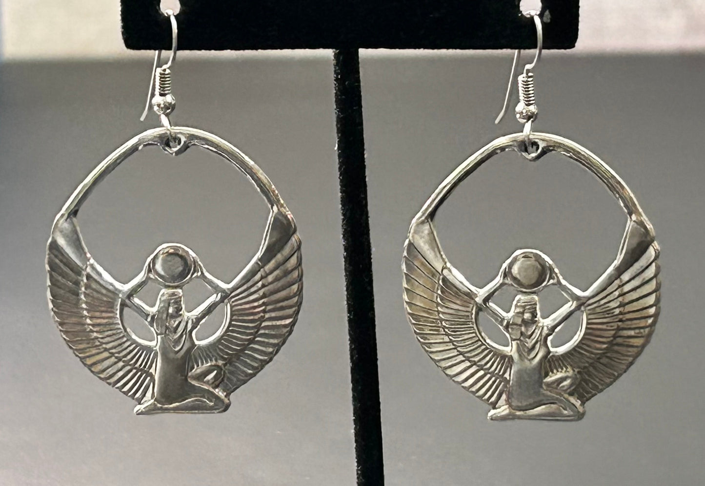 Egyptian Goddess Isis Earrings