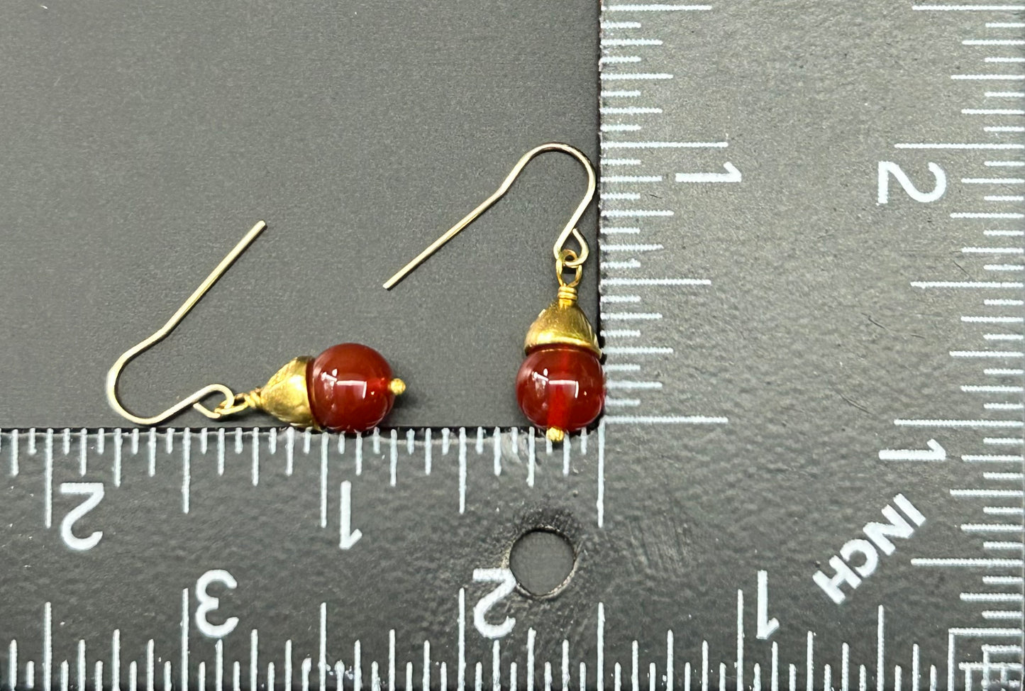 MMA BMC USA Carnelian Earrings