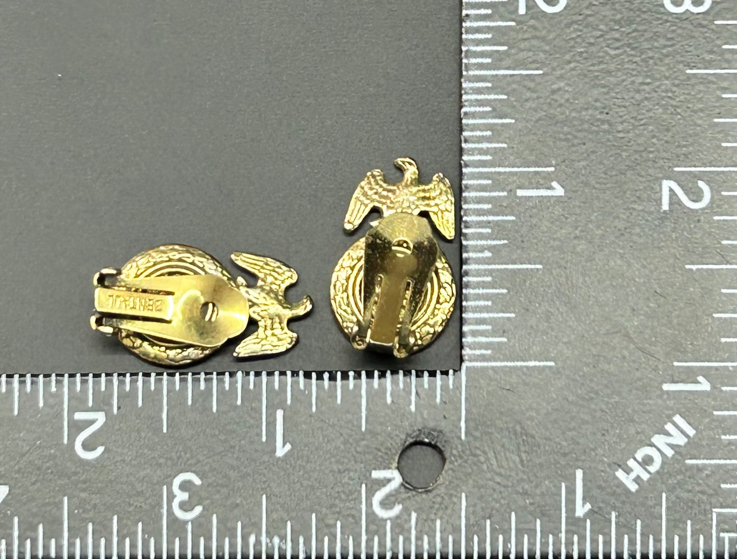 Zentall Eagle Clip Earrings