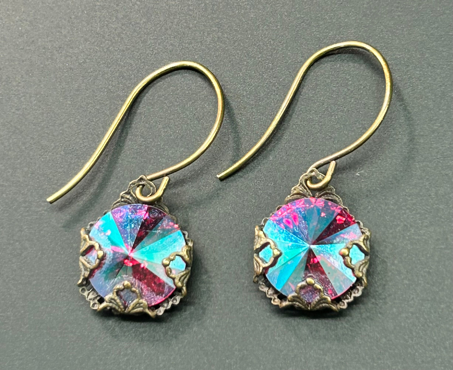 Rivoli AB Rhinestone Earrings