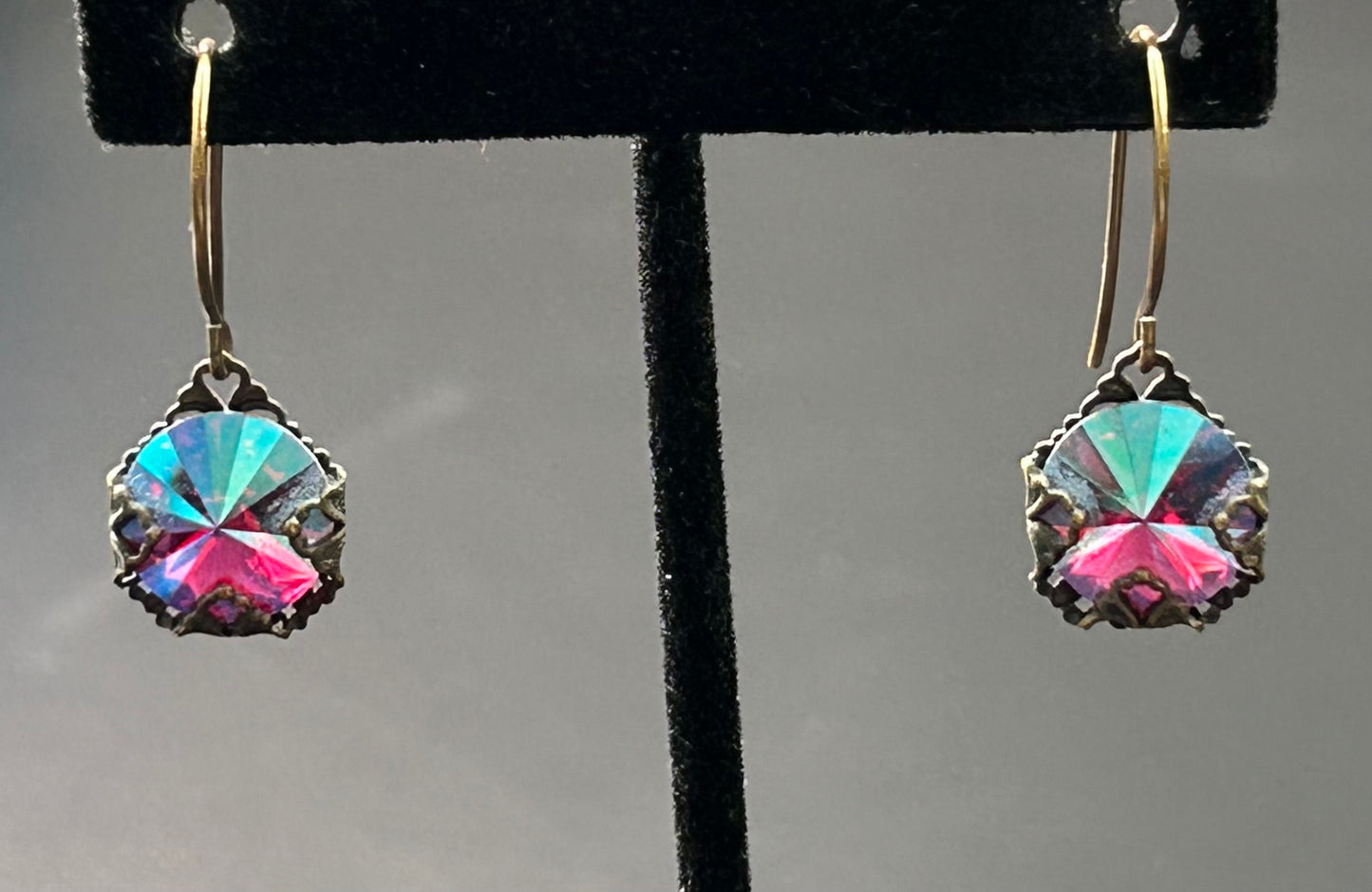 Rivoli AB Rhinestone Earrings