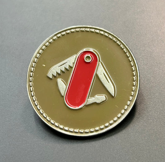 Knife Enamel Pin