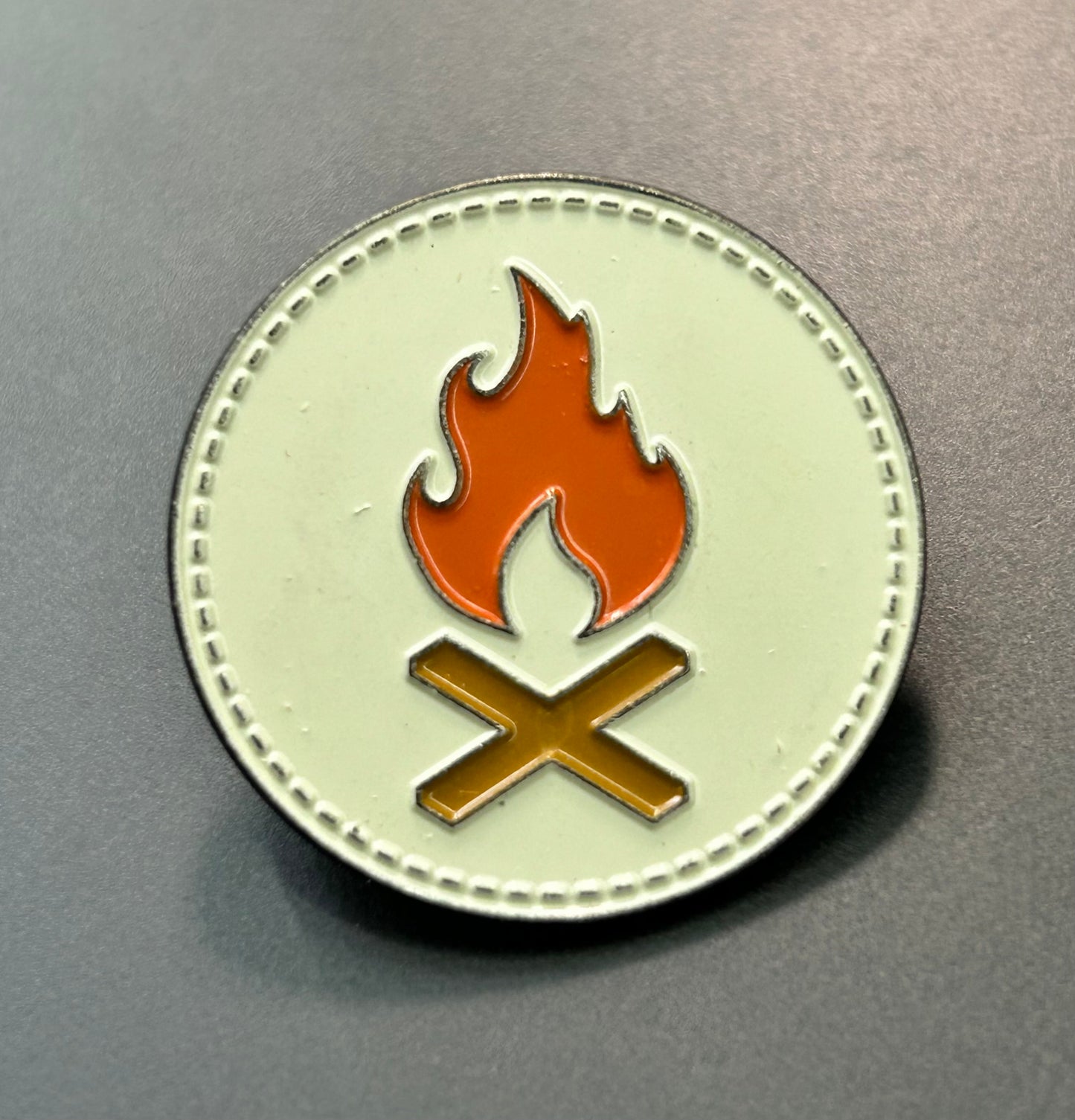 Fire Enamel Pin