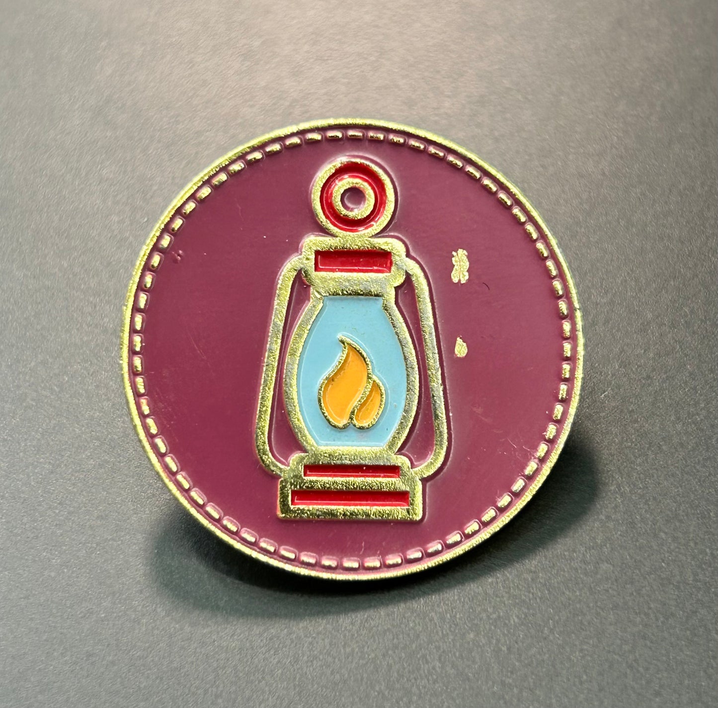 Lantern Enamel Pin