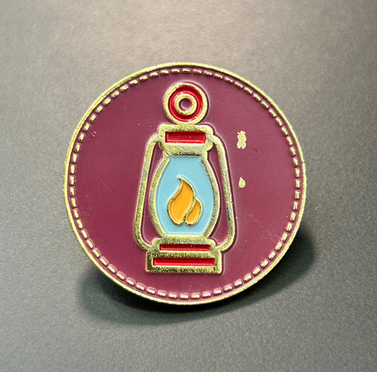 Lantern Enamel Pin