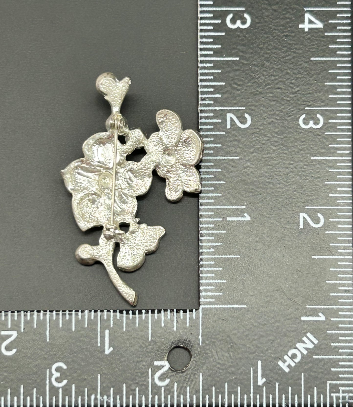 Flowers & Butterfly Brooch