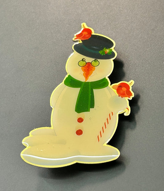 Snowman Pin