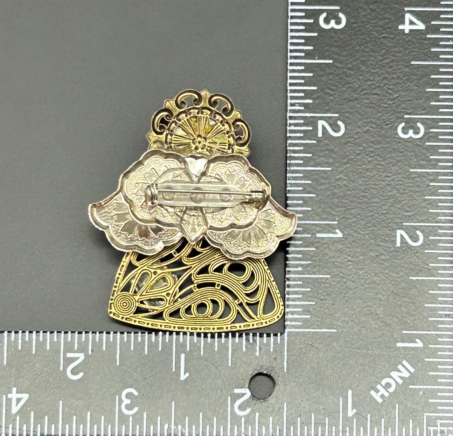 Baseball Angel Brooch