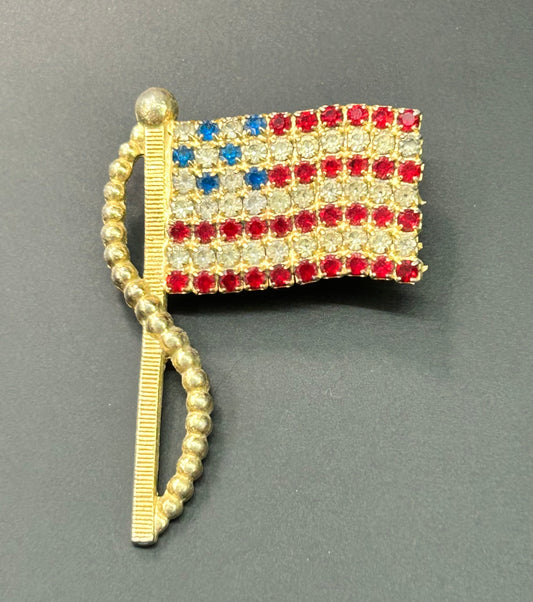 USA Flag Brooch