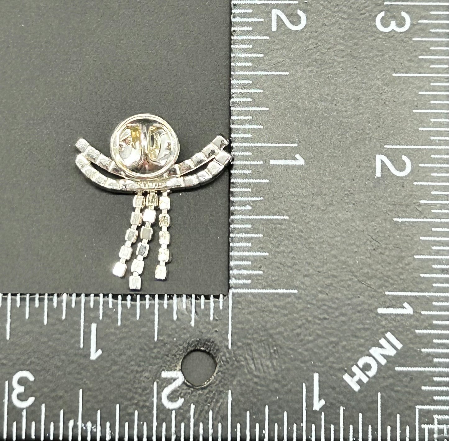 Rhinestone Angel Pin