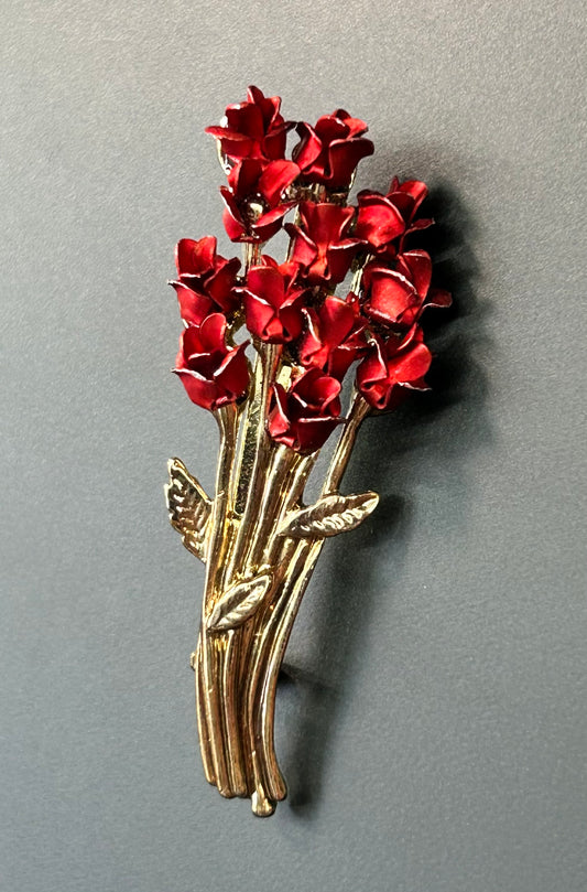 Bouquet of Roses Brooch