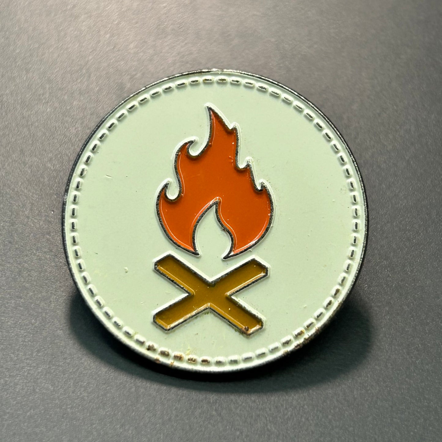 Camp Fire Pin