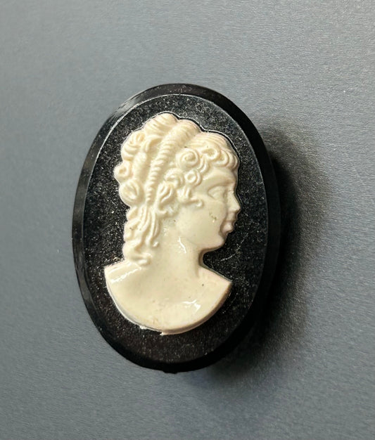 Acrylic Cameo Brooch