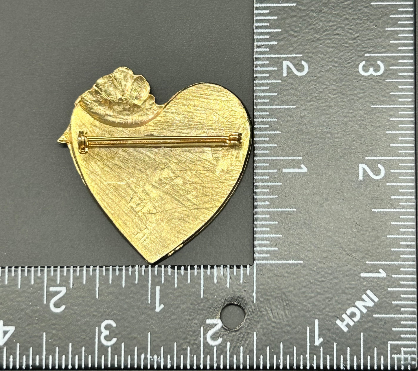 I Love You Heart Brooch