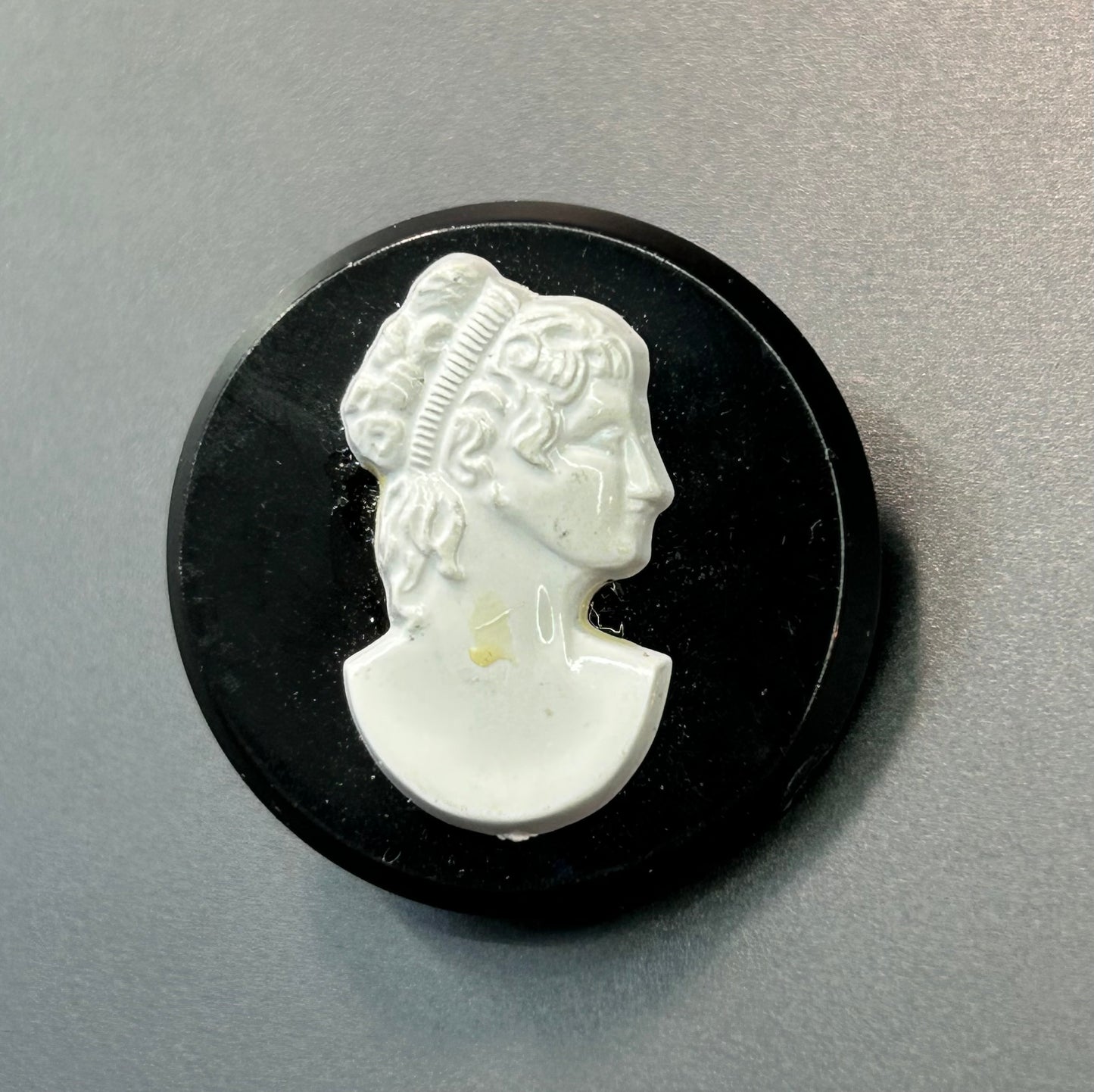 Acrylic Cameo Brooch