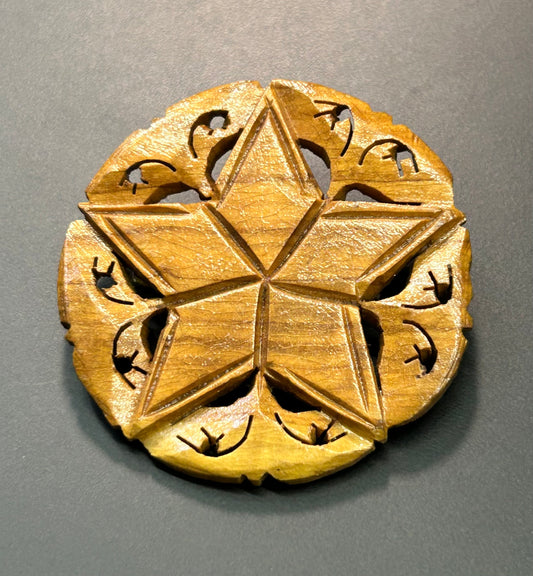 Artisan Star of Bethlehem Brooch