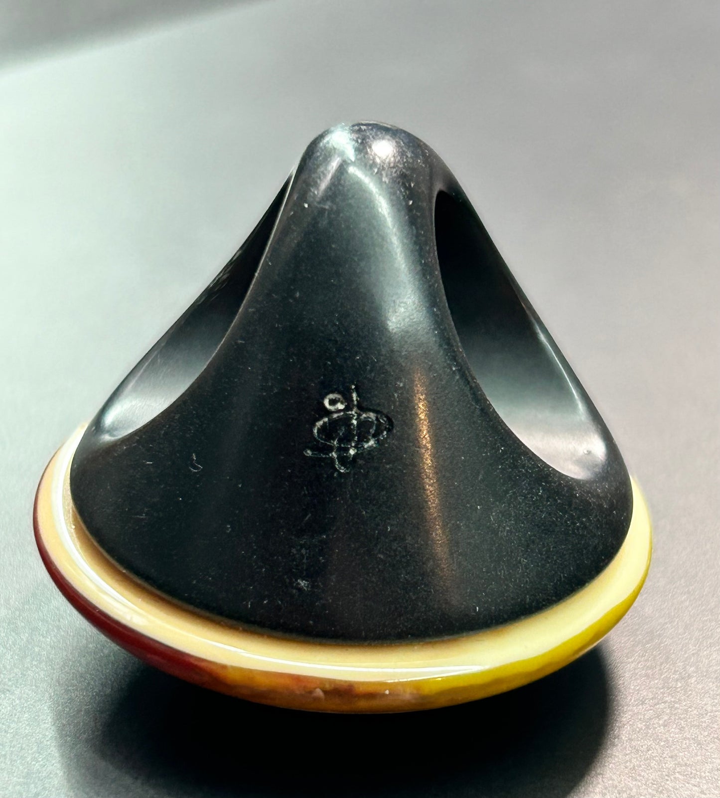Signed Resin & Acrylic Ring