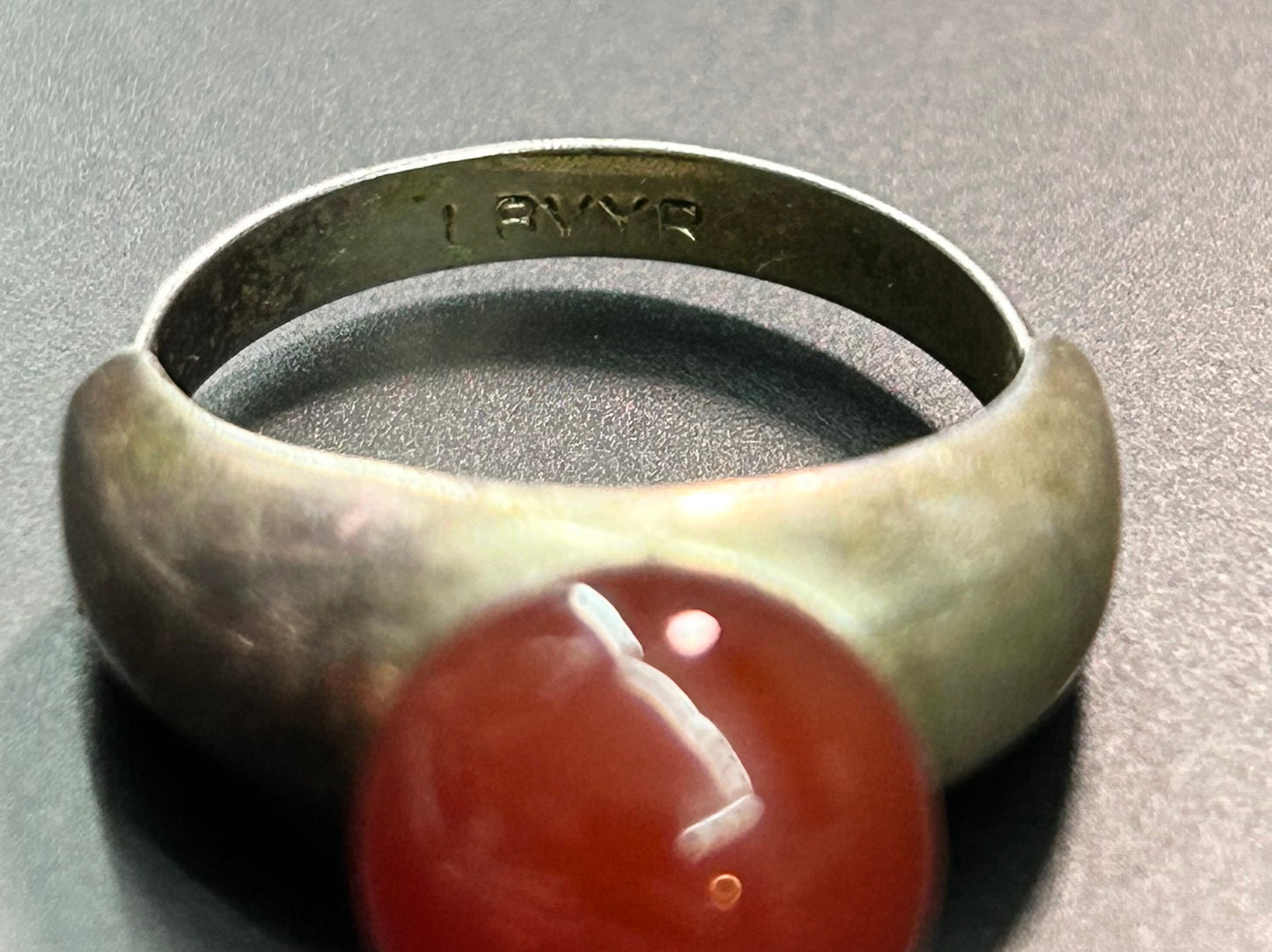 LBVYR Vintage Carnelian ring