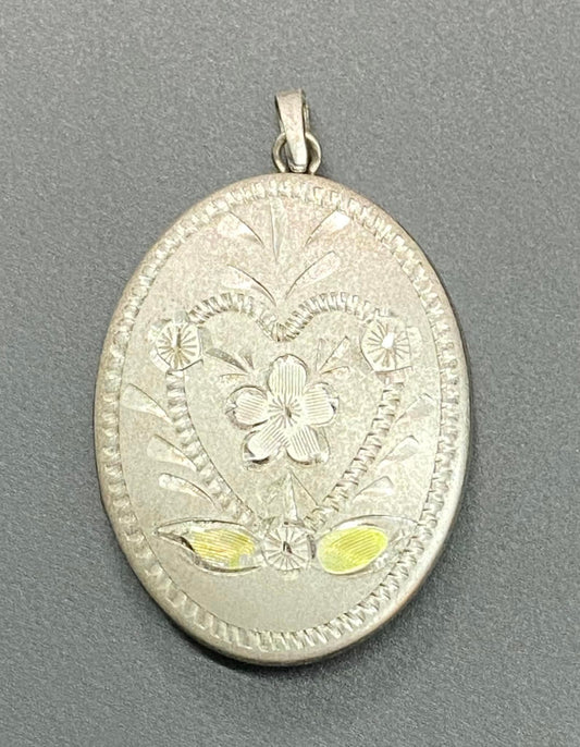 Sterling Silver Locket Pendant