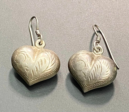 Sterling Silver Heart Earrings